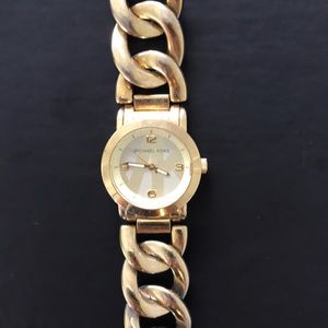 Gold bracelet chain Michael Kors Watch